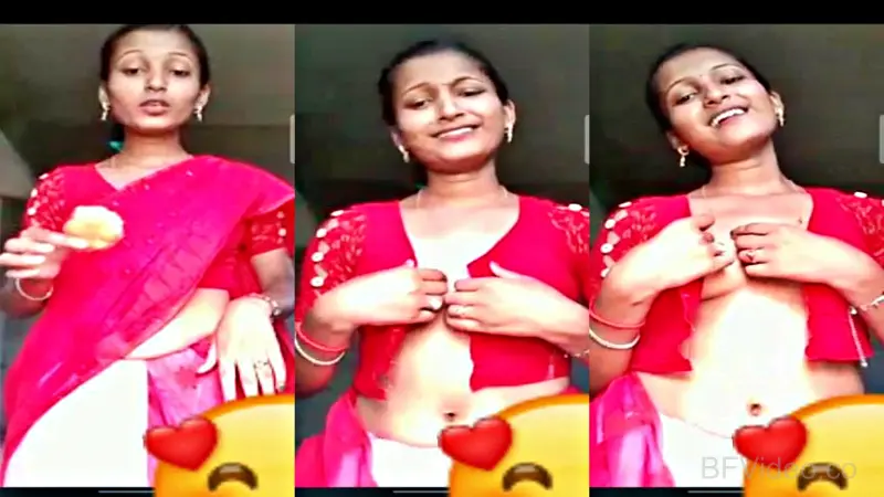 19yo Village Girl Teen Opening Blouse Viral Boob Show