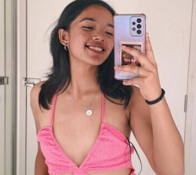 Extremely Cute Young Teen Girl Fully Nude Bathing Pressing her Boobs Showing Ass Nude Video’s