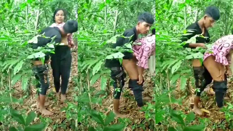 Bangladeshi Girl Standing Fuck In Jungle