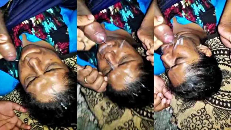Indian Widow Cum Facial MMS Video