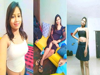 Sexy Desi Girl Striping and Bathing