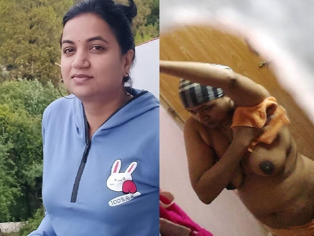 Married sister caught bathing through window viral MMS