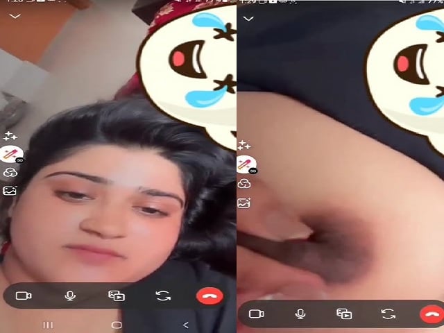 Bangladeshi maal video call boobs show to lover