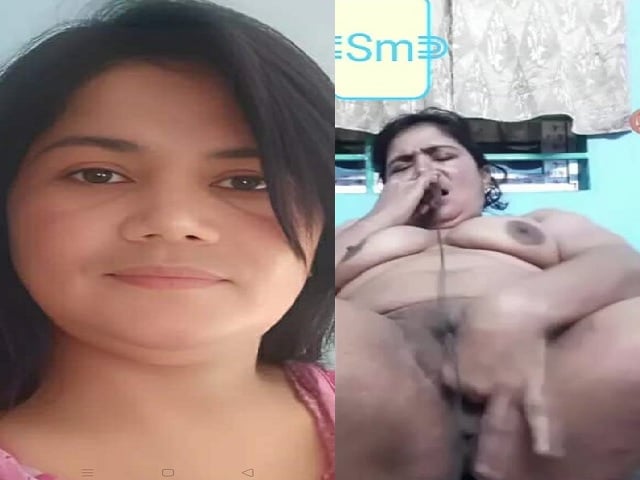 Chubby Bengali bhabhi fingering nude on video call
