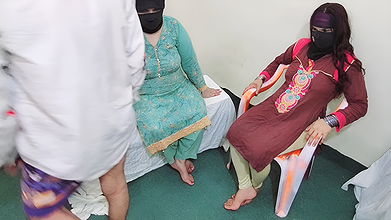 Awesome 3some Anal Fucking of 2 Indian Muslim Hot Bhabhi’s with Dever