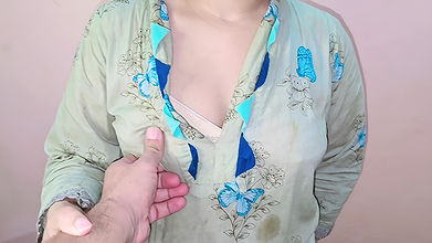 I Came to Collect the Rent but She Grabbed My Penis (hindi Dirty Talk)