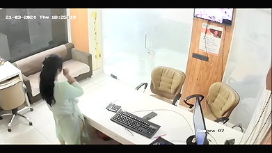 secretary ko choda boss ne