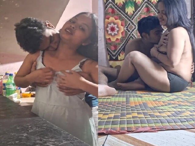 New wife boob sucking by husband before fucking her